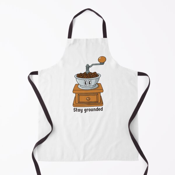 Item preview, Stay Grounded Coffee Pun Design | Funny Coffee Quote Art with Grinder designed and sold by P-L-Sardines.