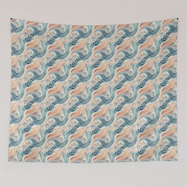 Item preview, FLORAL FLOWY PASTEL PATTERN designed and sold by trengeee.