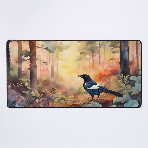 Item preview, Magpie in Forest Dawn designed and sold by CalmnessbyChoice.