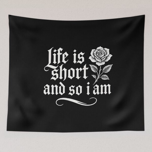 Item preview, Life is short and so am i designed and sold by belladesign7.