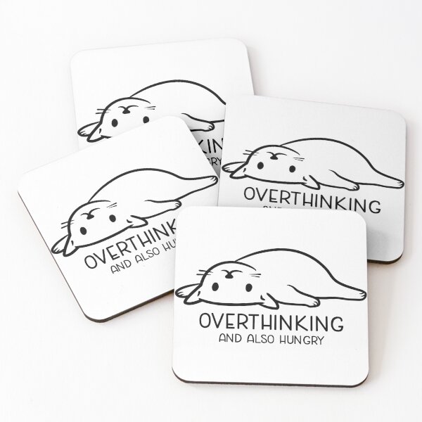 Item preview, Overthinking but also hungry  designed and sold by Aakanksha97.