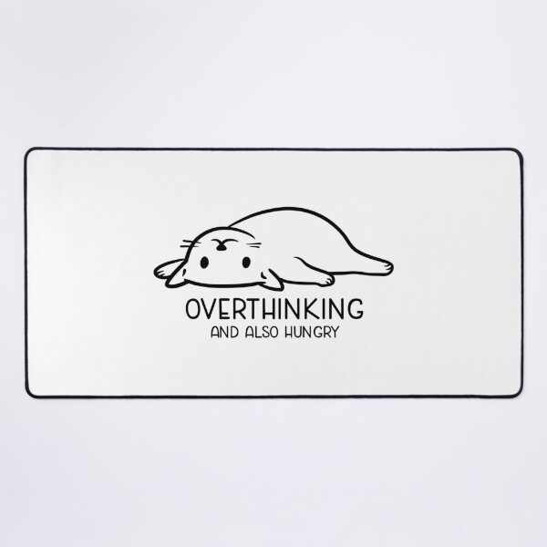 Item preview, Overthinking but also hungry  designed and sold by Aakanksha97.