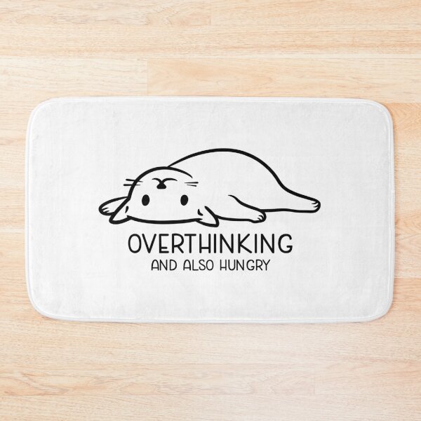 Item preview, Overthinking but also hungry  designed and sold by Aakanksha97.