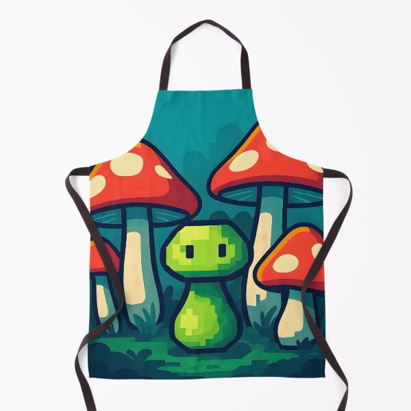 Item preview, Whimsical Mushroom Forest Aesthetic Seamless Pattern designed and sold by StickyGuys.
