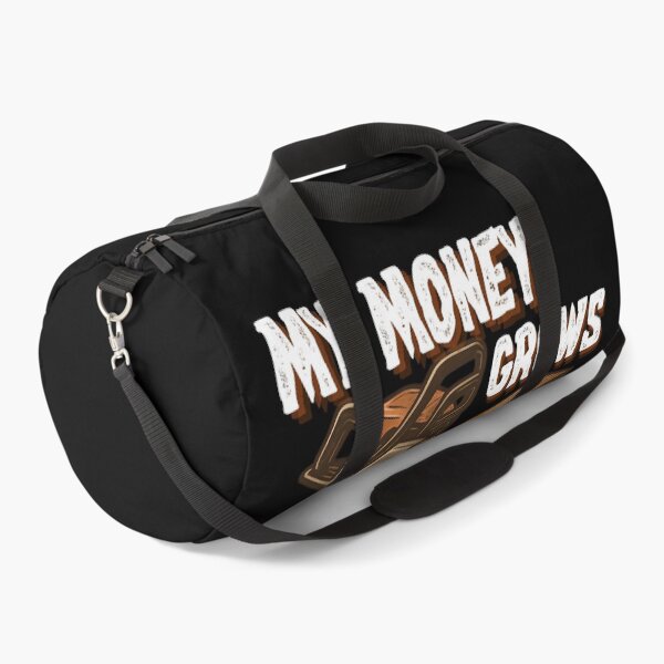 Item preview, My Money Grows on Trees - Vintage Chainsaw Cutting Wood Into Money designed and sold by PeteLawliiet.