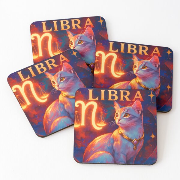 Item preview, Libra Zodiac Cat – Astrology Horoscope Design designed and sold by Luis Betancourt illustrations.