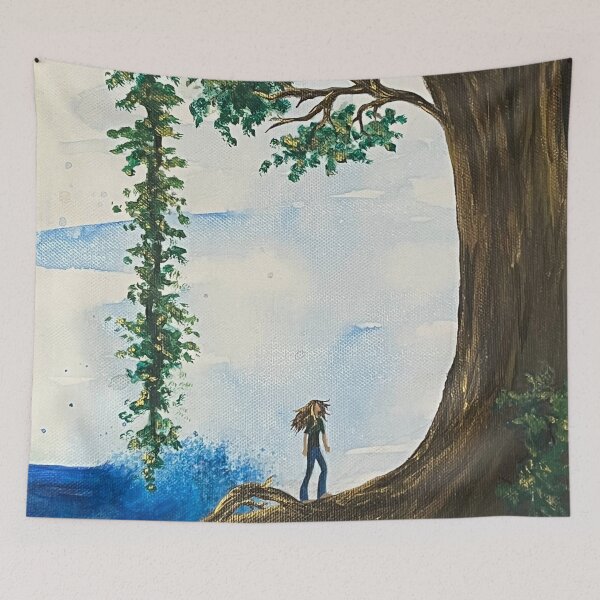 Item preview, "don't get your vines in a twist" painting designed and sold by GiSilver.