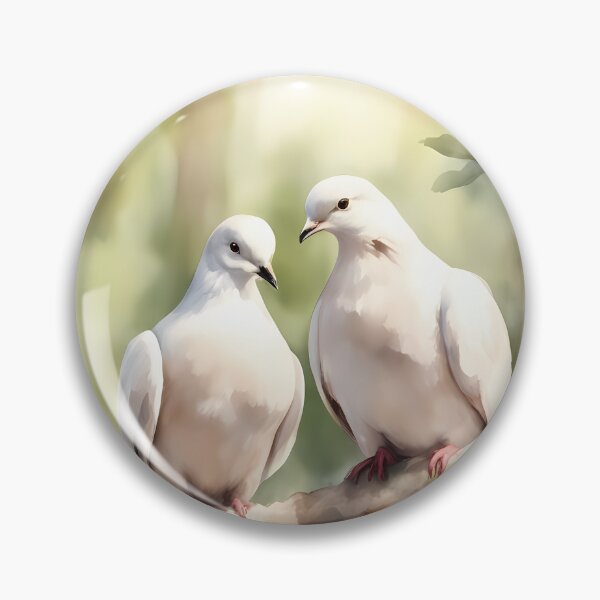 Item preview, Three White Doves in Tree designed and sold by CalmnessbyChoice.