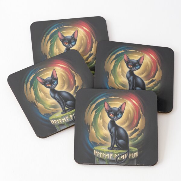 Item preview, Feline of the Magic Circles designed and sold by FusiTink.