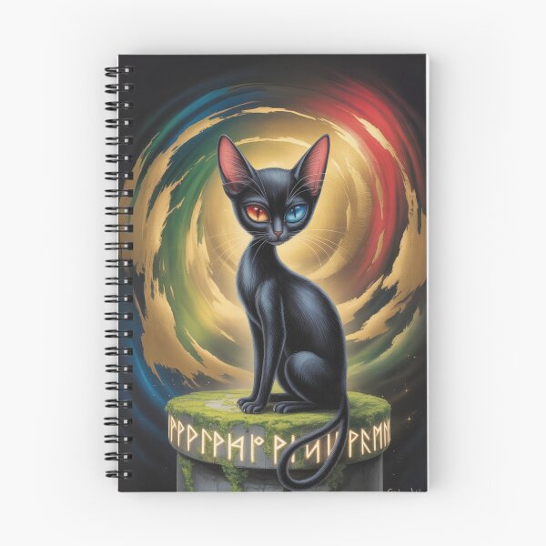 Item preview, Feline of the Magic Circles designed and sold by FusiTink.