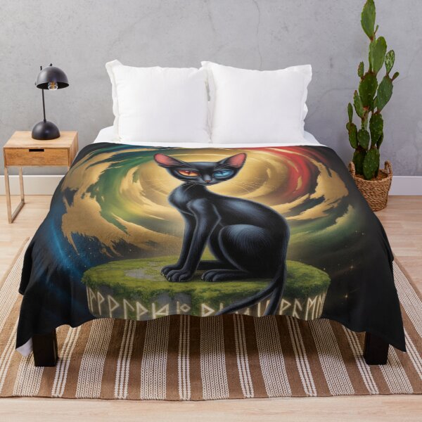 Item preview, Feline of the Magic Circles designed and sold by FusiTink.