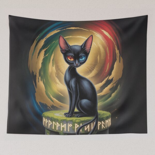 Item preview, Feline of the Magic Circles designed and sold by FusiTink.