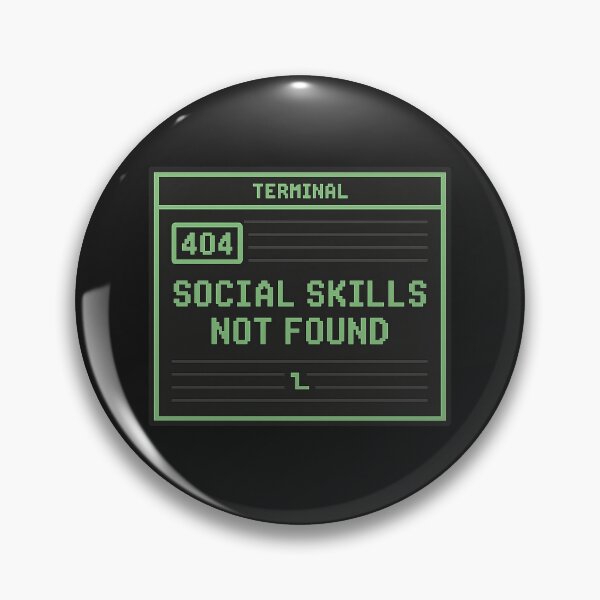 Item preview, 404 Error: Social Skills Not Found — Geek Introvert Shirt designed and sold by Bratak.