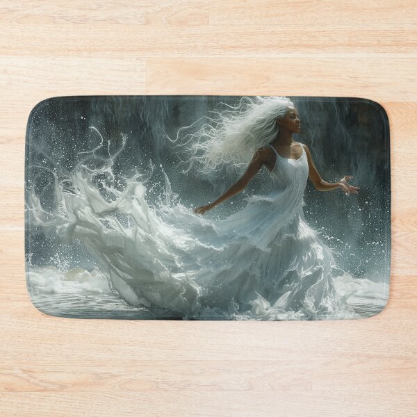 Item preview, Beautiful woman in white water dress designed and sold by Thread & Chuckles.