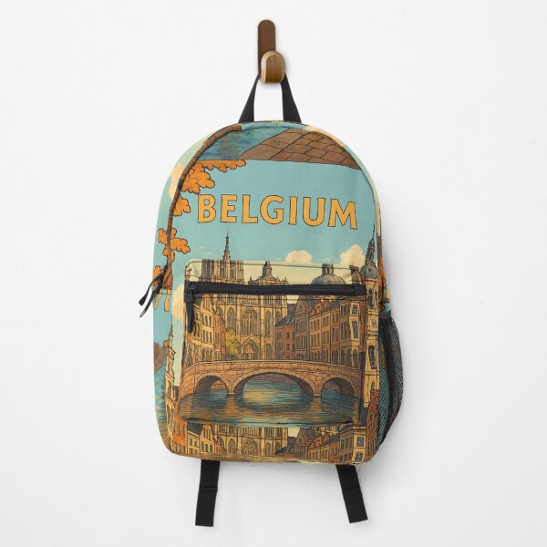 Item preview, Belgium Vintage Style Illustration designed and sold by TownWish.
