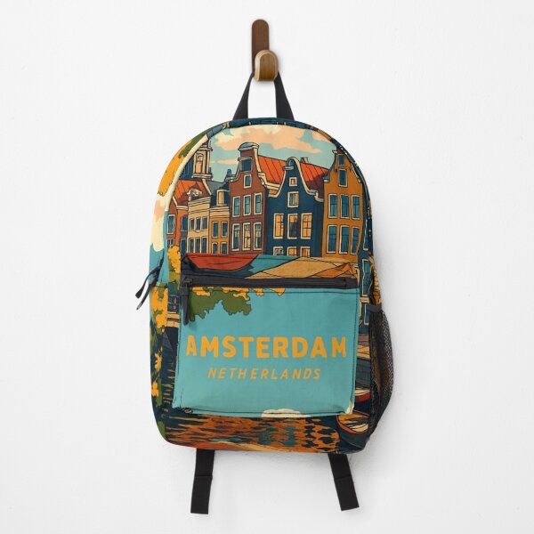 Item preview, Amsterdam Vintage Style Illustration designed and sold by TownWish.