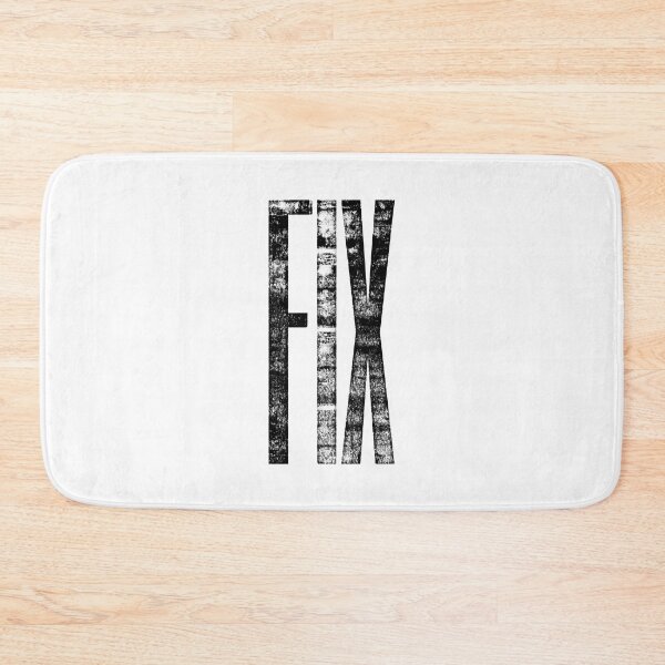 Item preview, FIX Distressed Ink Typographical Print designed and sold by GeeThang.