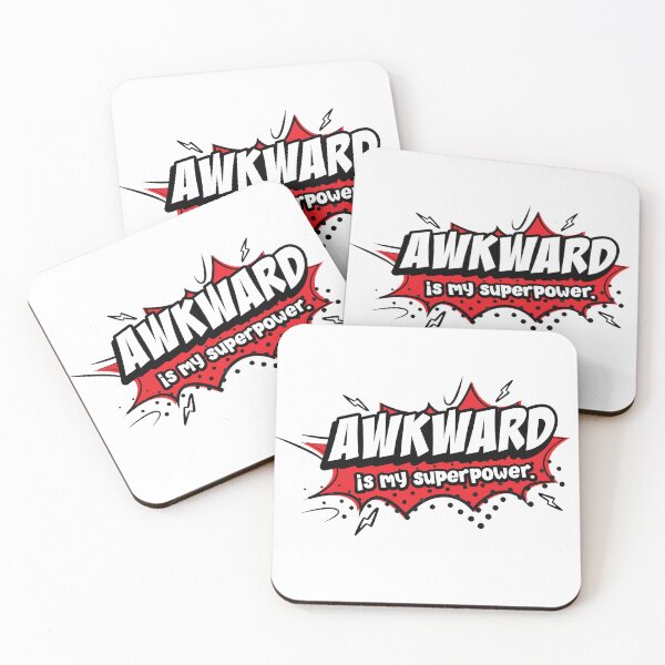 Item preview, Awkward Is My Superpower – Funny Comic Style Quote designed and sold by Wild and Still Studio.