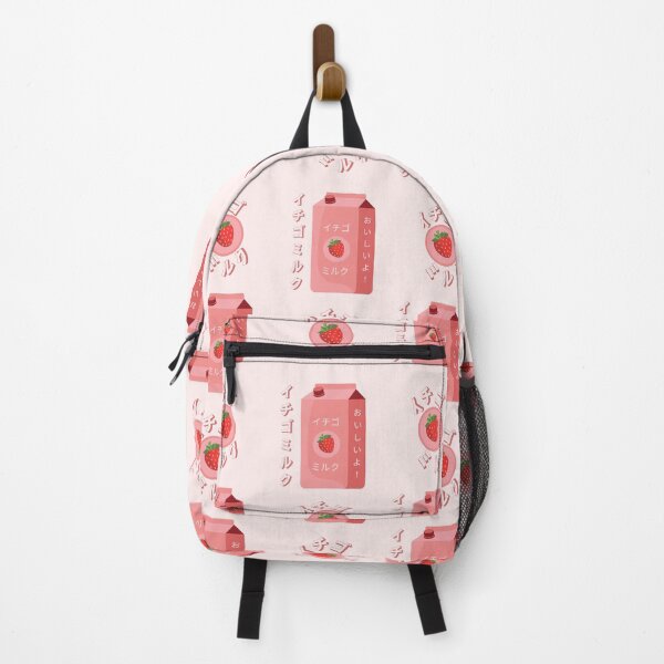 Artikelvorschau, Kawaii japanisches rosa Erdbeermilchkarton-Design entworfen und verkauft von JustPeachy x Momo.