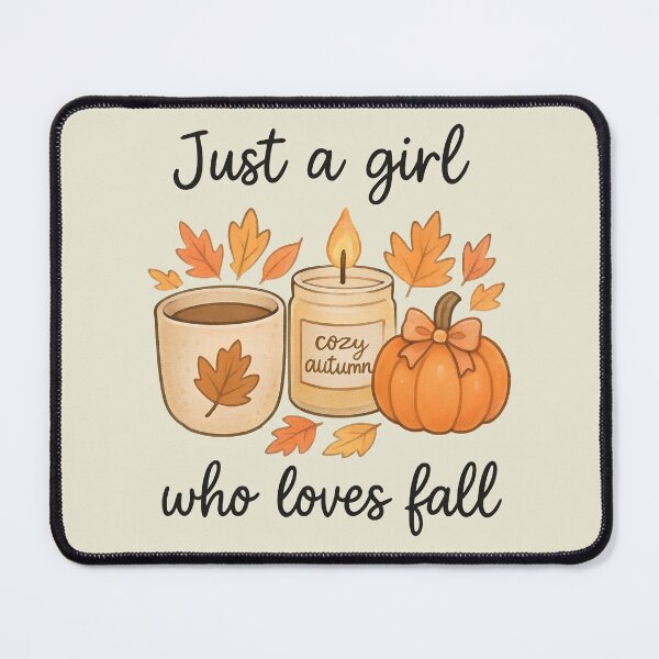 Item preview, Just A Girl Who Loves Fall Cozy Autumn Lover Pumpkin Spice Coffee designed and sold by DesignsByAnett.