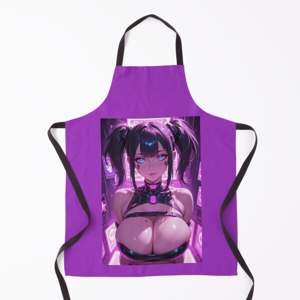 Item preview, Anime waifu cyberpunk digital art, blue eyes designed and sold by Planet Utoppia.