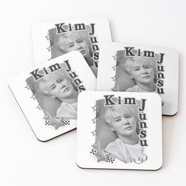 Item preview, Junsu Kpop Solo Artist Black and White Collage Digital Art Portrait designed and sold by AJUNICE STUDIO.