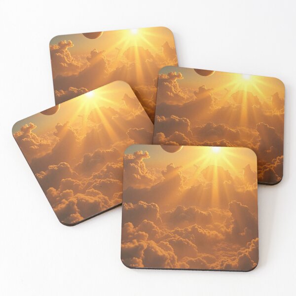 Item preview, Solar Majesty – Golden Cosmic Sunset designed and sold by Shouganai-Mind.