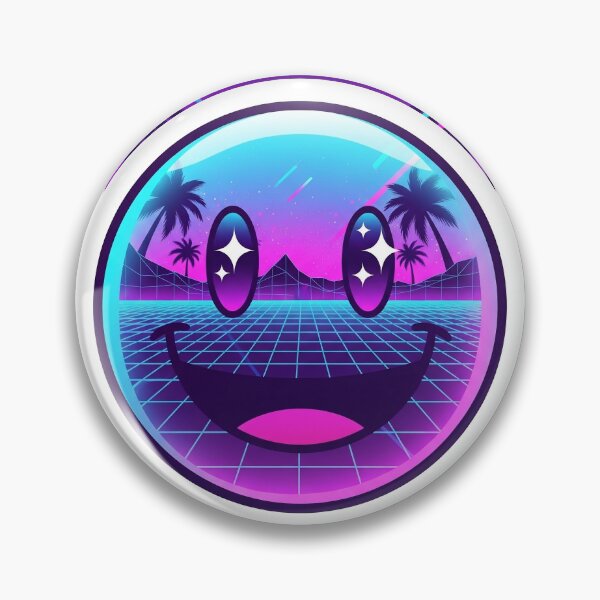 Artikelvorschau, Ästhetisches Vaporwave Smiley Gesicht entworfen und verkauft von ChameloX.