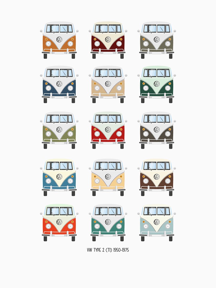 Colores VW T1 de muharko