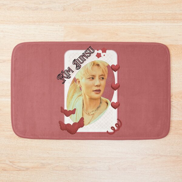 Item preview, Junsu Korean Solo Artist Card Red Aesthetic Collage Design designed and sold by AJUNICE STUDIO.