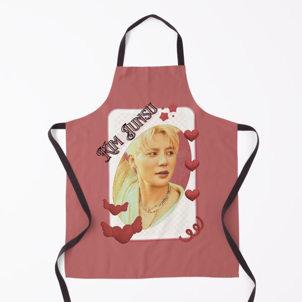 Item preview, Junsu Korean Solo Artist Card Red Aesthetic Collage Design designed and sold by AJUNICE STUDIO.