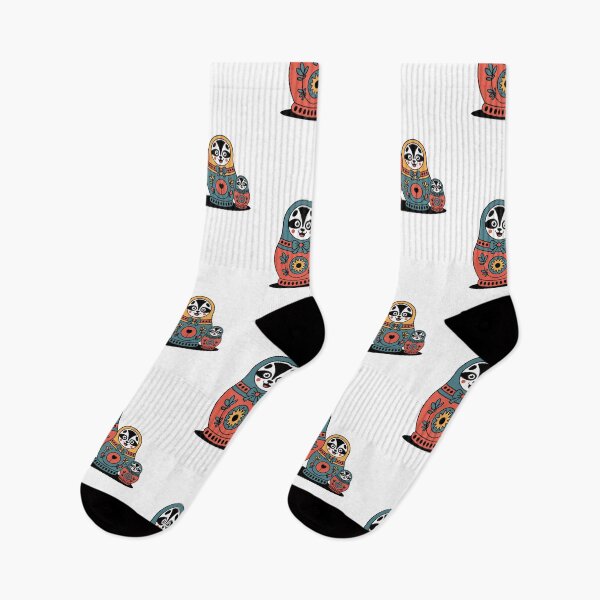 Item preview, Retro Cute Panda Matryoshka Babushka – Quirky Russian Nesting Doll Design designed and sold by Okada's t-shirts & accessories.