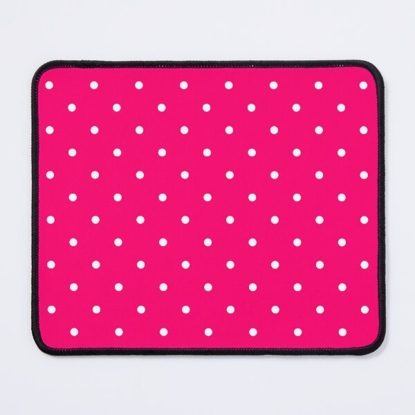 Item preview, White Small Polka Dots on Vivid Pink designed and sold by POLKAIWERX.