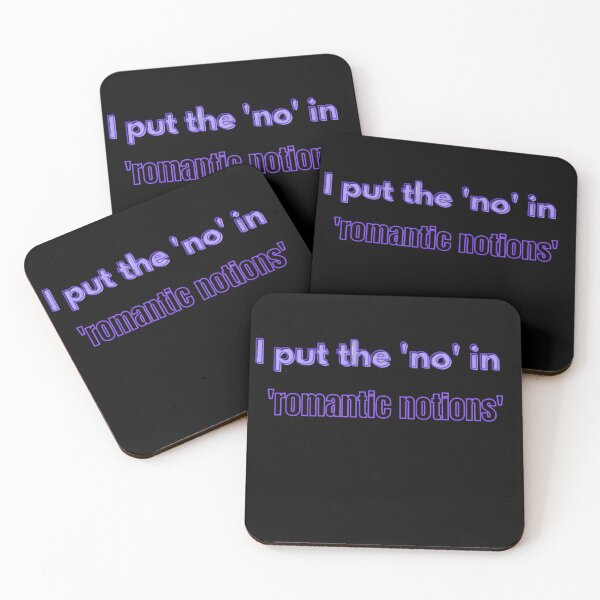Item preview, I put the 'no' in 'romantic notions' designed and sold by Adrianzebrowski.