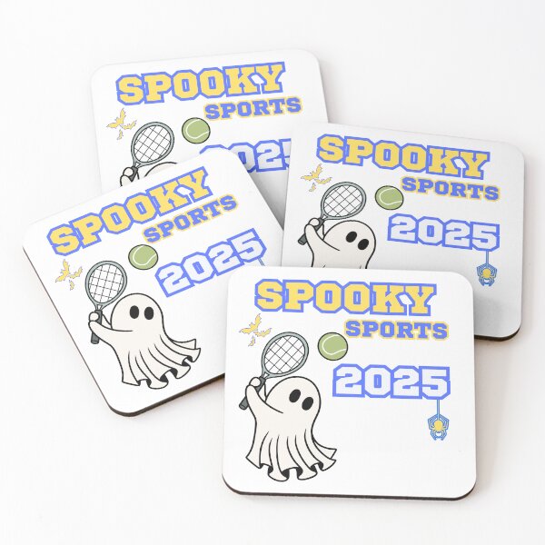 Item preview, Spooky Sports 2025 Ghost Tennis Halloween T-Shirt designed and sold by Sweet Shirts.