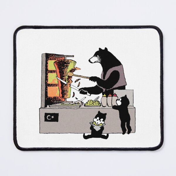 Item preview, Turkish Kebab Cartoon Illustration designed and sold by Oniyasha.