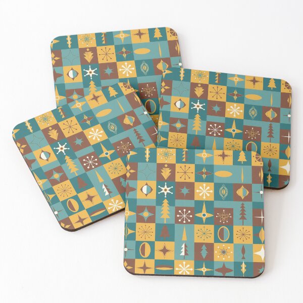 Item preview, Mid-Century Modern Christmas Pattern – Retro Holiday Design designed and sold by Iras-Art-Corner.