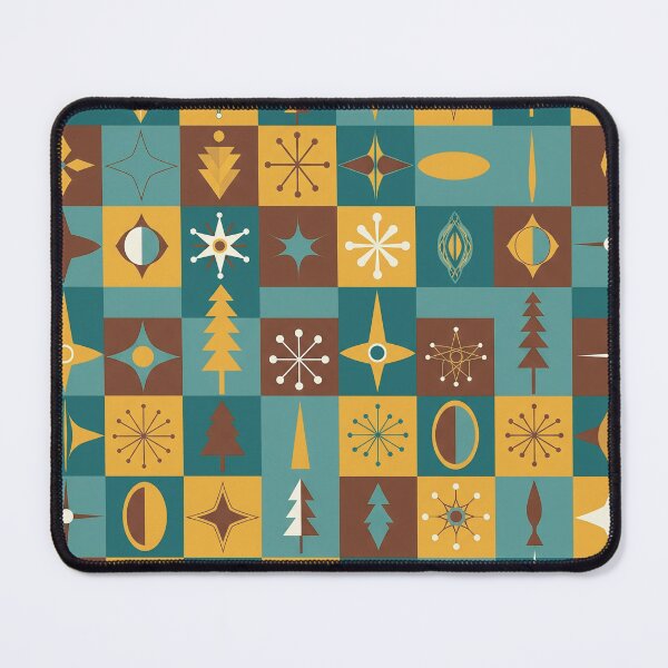 Item preview, Mid-Century Modern Christmas Pattern – Retro Holiday Design designed and sold by Iras-Art-Corner.