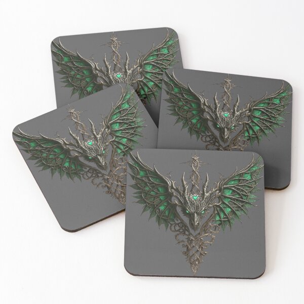 Item preview, Viking Forest Dragon Art Print for Witchy and Fantasy Apparel, Norse Mythology Animal house decor  designed and sold by TheGaliyaStudio.