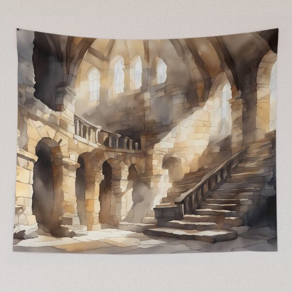 Item preview, Stone Castle Interior designed and sold by CalmnessbyChoice.