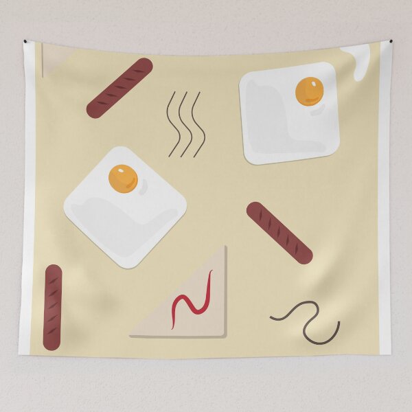 Item preview, Cute breakfast pattern designed and sold by khunkwan.