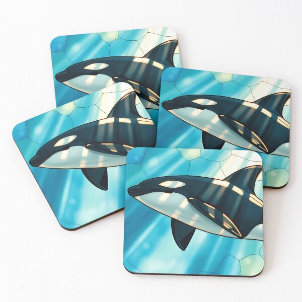 Item preview, Orca in Artistic Blue Sea designed and sold by CalmnessbyChoice.