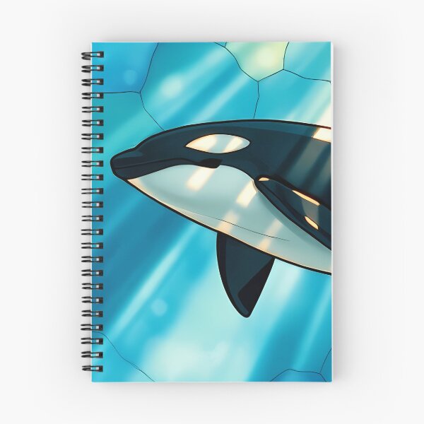 Item preview, Orca in Artistic Blue Sea designed and sold by CalmnessbyChoice.