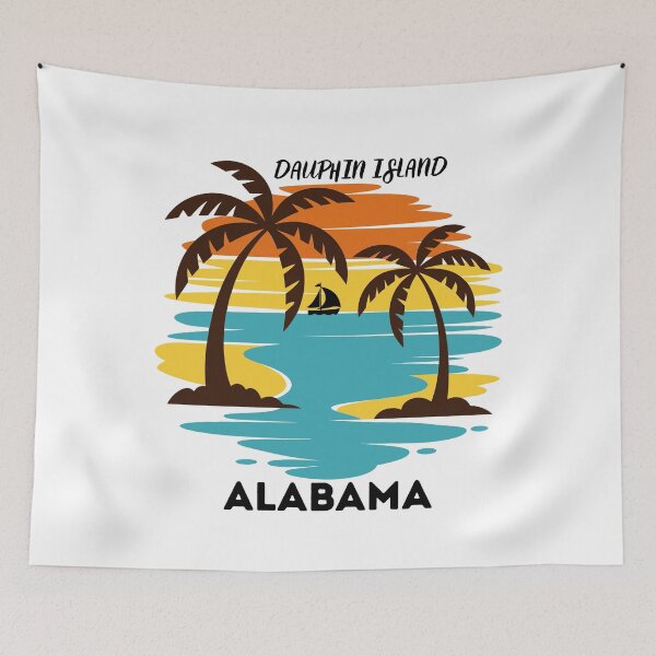Item preview, Dauphin island Alabama designed and sold by EmsiPrintVault.