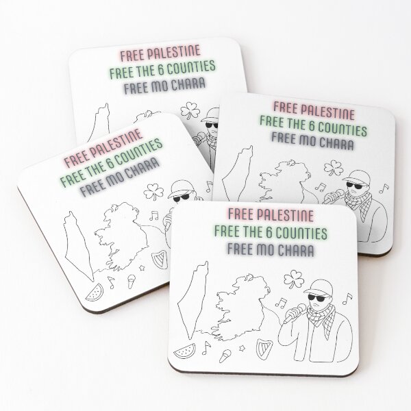 Item preview, Free palestine, free the 6 counties, free mo chara  designed and sold by Gaeilge girl.