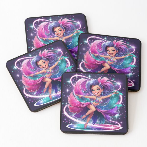 Item preview, Sparkling Cartoon Showgirl Dance designed and sold by PrintBreeze.