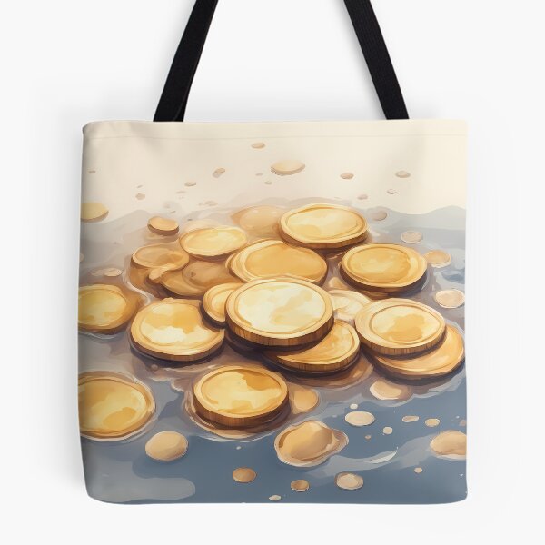 Item preview, Gold Coins in Water designed and sold by CalmnessbyChoice.