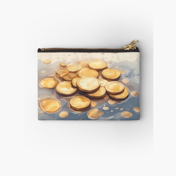 Item preview, Gold Coins in Water designed and sold by CalmnessbyChoice.