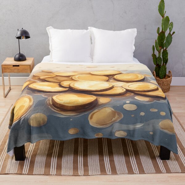 Item preview, Gold Coins in Water designed and sold by CalmnessbyChoice.