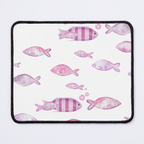 Item preview, Minimalist Pink Watercolor Fish Pattern designed and sold by NARIVA.